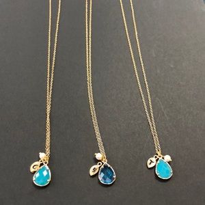 ❗️3 necklaces for $15‼️ Necklace with initial
